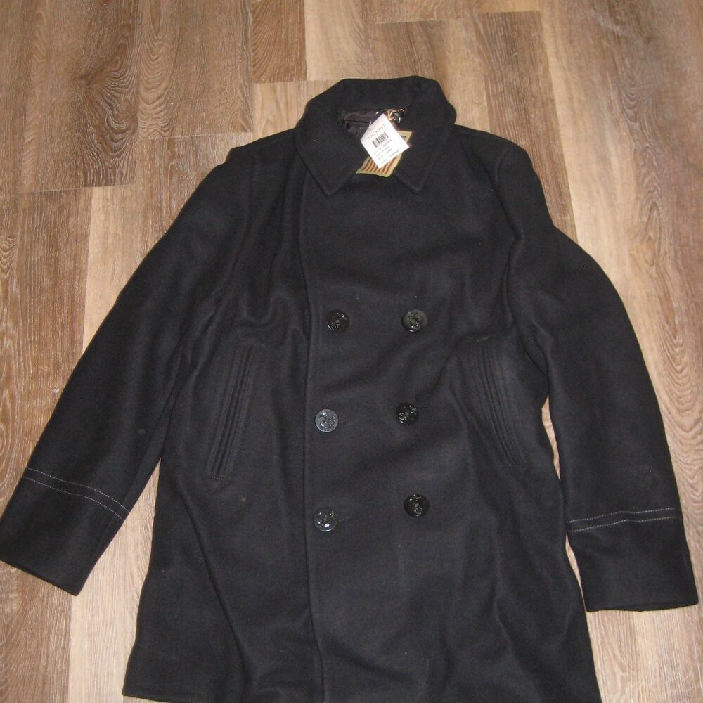 Cockpit USA Admiral USN Peacoat Navy USA Made Dark Navy